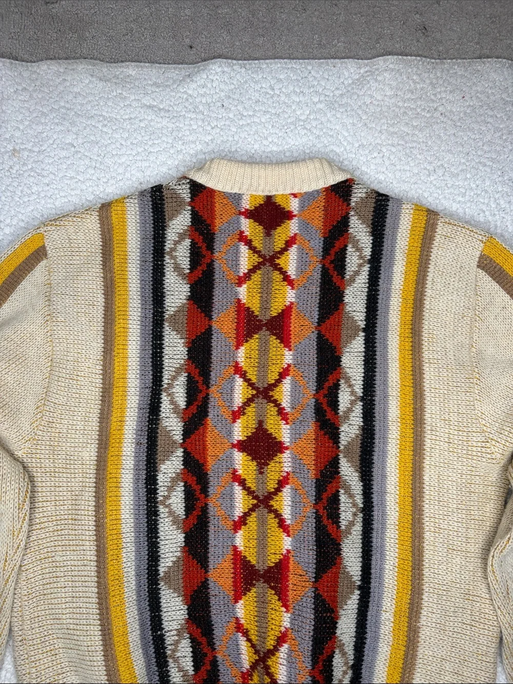 Vintage Pendleton Colorful Knit Wool Sweater: Size Medium